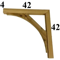 Cedar Wood Bracket, Style - G37