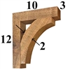 Cedar Wood Bracket, Style - G38