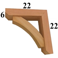 Cedar Wood Bracket, Style - G42