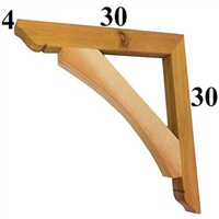 Cedar Wood Bracket, Style - G47