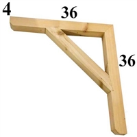 Cedar Wood Bracket, Style - G56