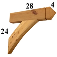 Cedar Wood Bracket, Style - G59