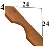 Cedar Wood Brace, Style - BR10