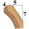 Cedar Wood Brace, Style - BR23