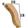 Cedar Wood Brace, Style - BR33