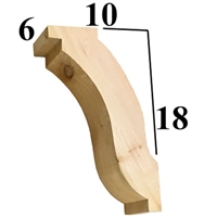 Cedar Wood Brace, Style - BR33