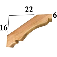 Cedar Wood Brace, Style - BR34