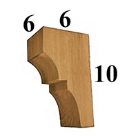 Cedar Wood Corbel, Style - CC03