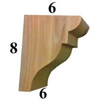 Cedar Wood Corbel, Style - CC06