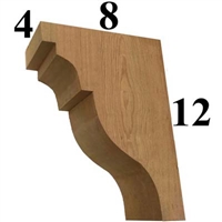 Cedar Wood Corbel, Style - CC07