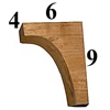 Cedar Wood Corbel, Style - CC09