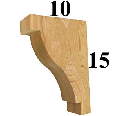 Cedar Wood Corbel, Style - CC16