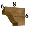 Cedar Wood Corbel, Style - CC18