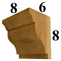 Cedar Wood Corbel, Style - CC22