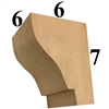 Cedar Wood Corbel, Style - CC38