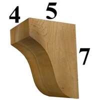 Cedar Wood Corbel, Style - CC49