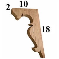 Cedar Wood Corbel, Style - CC52