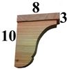 Cedar Shelf Bracket, Style - S01