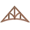 Decorative Cedar Gable 8' Truss Style Beam, Style - GAB7