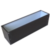 57.5"L x 8"H x 7.25"W Brown Aluminum Window Box Liner