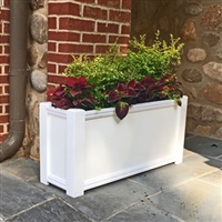 24" Cape Cod Self Watering PVC Planter