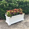 60" Charleston Self Watering Decorative Rectangular Planter