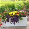 24" x 15" x 48" Charleston Extra Large PVC Outdoor Planter