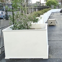 28" x 28" x 28" Charleston Square PVC Outdoor Planter