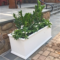 18" x 18" x 36" Charleston Extra Large PVC Outdoor Planter