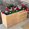 72" x 18" x 12" Farmhouse Self Watering Cedar Planter (PVC Composite)