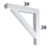 Decorative PVC Bracket, B-Series, Azek, Versatex, Architectural - Style B06