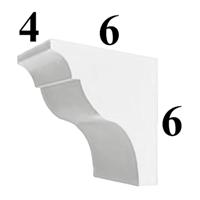 Decorative PVC Corbel, Style - C05