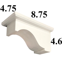 Decorative PVC Corbel, Style - C19