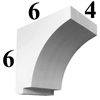 Decorative PVC Corbel, Style - C21