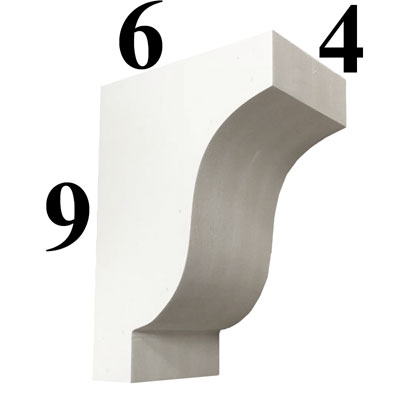 Decorative PVC Corbel, Style - C23