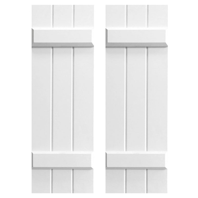 Board and Batten Composite PVC Exterior Shutters