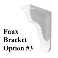 Faux Window Box Bracket, Style 3