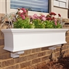 48" Traditional PVC Window Box - No Rot with 2 FREE Brackets