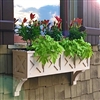 64" Wolfgang German Bavarian Style Window Box - No Rot with 3 FREE Brackets