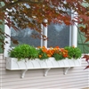 120" X Pattern PVC Window Box Planter/Flower Box