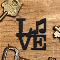 LOVE Music Keychain