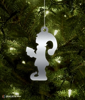 Metal Elf Girl Tree Ornament