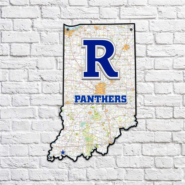 F.J. Reitz Panthers Indiana Map