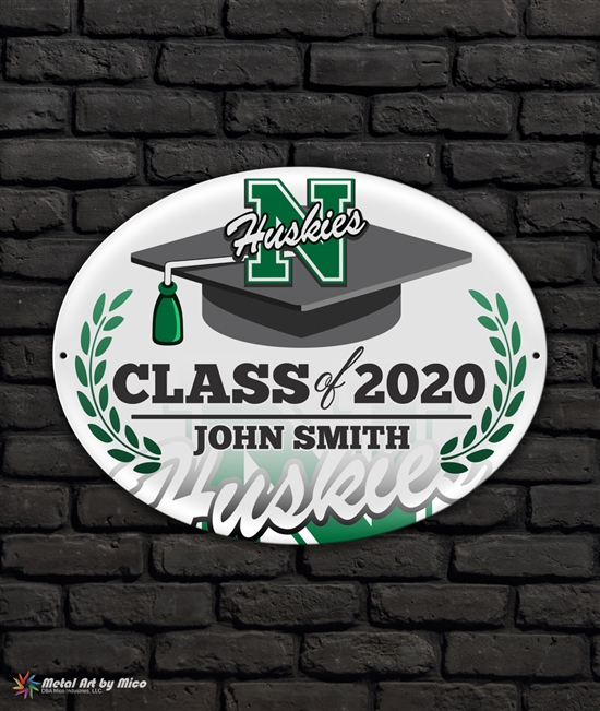 2020 North Graduation Metal Plaque