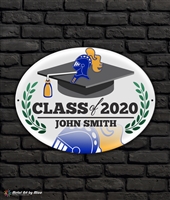 2020 Castle Graduation Metal Plaque