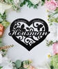 Couple's Heart Metal Monogram