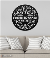 Custom Tree of Life Metal Monogram