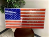 Metal Pledge of Allegiance USA Flag