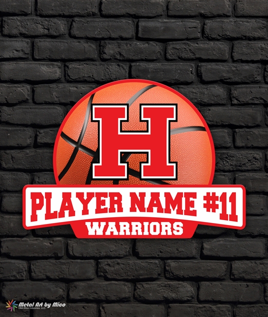 Custom Harrison Warriors Basketball