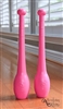 1.25lb Plastic Indian Clubs, Pink Pair